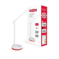 Офісна настільна лампа MAXUS LED DL 10W 3CCT WH RGB (1-MDL-10W-WHRGB)