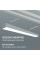 LED світильник лінійний VIDEX BN03 30W 0.6М 5000K 220V Black
