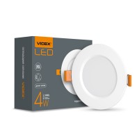 LED світильник Back вбудований круглий VIDEX 4W 5000K