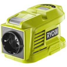 Інвертор напруги акумуляторний Ryobi RY18BI150A-0, 18В ONE+, 220 Вольт, 150Вт(300Вт пікова), без АКБ та ЗП