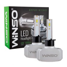 Автолампа Winso LED H1 12/24V 40Вт 5000Лм 6000K P14.5s, CSP Chip 2шт