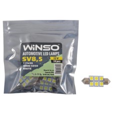 LED автолампа Winso 12V SMD SV8.5 T11x36, 10 pcs