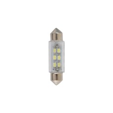 LED автолампа Solar 24V SV8.5 T11x39mm 6smd 3528 white 10шт