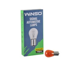 Лампа розжарювання Winso 12V PY21W 21W BA15s Amber, 10 pcs