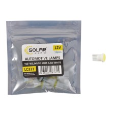 LED автолампа Solar 12V T10 W2.1x9.5d 1COB 48LM white 10 pcs