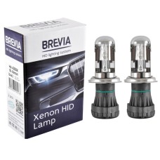 Біксенонова лампа Brevia H4, 4300K, 85V, 35W P43t-38 KET, 2шт