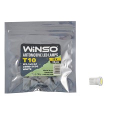 LED автолампа Winso 12V SMD T10 W2.1x9.5d, 10 pcs