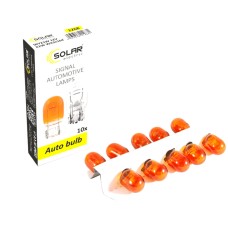 Лампа розжарювання Solar WY21W AMBER 12V W3x16d, 10 pcs