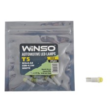 LED автолампа Winso 12V COB T5 W2x4.6d, 20 pcs