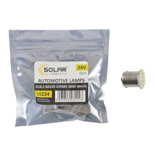 LED автолампа Solar 24V G18.5 BA15s 22smd 3020 white 4 pcs