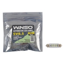 LED автолампа Winso 12V SMD SV8.5 T11x39, 10 pcs