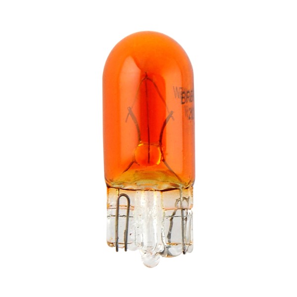 Лампа розжарювання Brevia WY5W 12V 5W W2.1x9.5d AMBER B2, 2шт