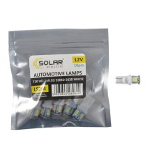 LED автолампа Solar 12V T10 W2.1x9.5d 5SMD 5630 white 10 pcs