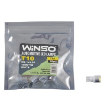 LED автолампа Winso 12V SMD T10 W2.1x9.5d, 10 pcs