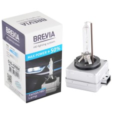 Ксенонова лампа Brevia D1S +50%, 4300K, 85V, 35W PK32d-2, 1шт