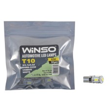 LED автолампа Winso 12V SMD T10 W2.1x9.5d, 10 pcs