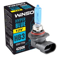 Галогенова лампа Winso HB3 12V 65W P20d HYPER BLUE 4200K