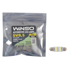 LED автолампа Winso 12V SMD SV8.5 T11x39, 10 pcs