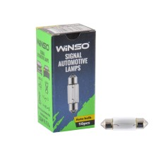 Лампа розжарювання Winso 24V C5W 5W SV8.5 T11*37, 10 pcs