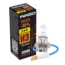 Галогенова лампа Winso H3 24V 70W PK22s TRUCK +30%