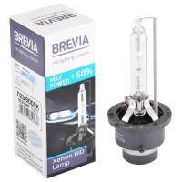 Ксенонова лампа Brevia D2S +50%, 6000K, 85V, 35W PK32d-2, 1шт