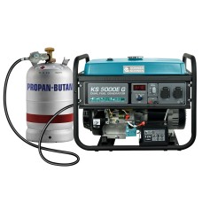 Генератор газо-бензиновий Konner&Sohnen KS 5000E G, 230В, 4.5кВт, електростартер, 77.0кг