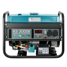 Генератор бензиновий Konner&Sohnen KS 3000E, 230В, 3.0кВт, електростартер, 46.1кг