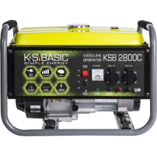 Генератор бензиновий Konner&Sohnen Basic KSB 2800C, 230В, 2.8кВт, ручний запуск, 36.6кг + ПОДАРУНОК