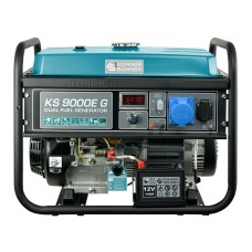 Генератор газо-бензиновий Konner&Sohnen KS 9000E G, 230В, 6.5кВт, електростартер, 83.0кг