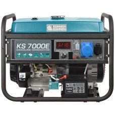 Генератор бензиновий Konner&Sohnen KS 7000E, 230В, 5.5кВт, електростартер, 76.2кг