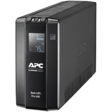 Джерело безперебійного живлення APC Back-UPS Pro 650VA/390W, LCD, USB, 6xC13