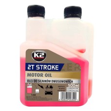 Олива моторна K2 2T STROKE MOTOR OIL RED, 500мл