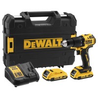 Дриль-шурупокрут акумуляторний ударний DeWALT 18B (DCD709D2T)