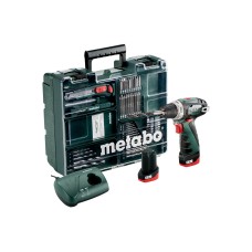 Шурупокрут-дриль акумуляторний Metabo PowerMaxx BS Basic 10.8В 2x2А·год 17·34Нм 0-360·0-1400об·хв 0.95кг