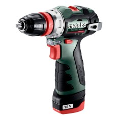 Шурупокрут-дриль акумуляторний Metabo PowerMaxx BS BL Q 12В 2х2.0А·год 20·38Нм кейс 0-400·0-1500об·хв 0.8кг