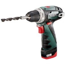 Шурупокрут-дриль акумуляторний Metabo BS Basic 12В 2x2А·год 17·34Нм 0-360·0-1400об·хв 0.95кг