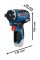 Шурупокрут-дриль акумуляторний Bosch GSR 12V-35 HX 12В 2х3.0А·год 20·35Нм 460·1750об·хв 0.57кг