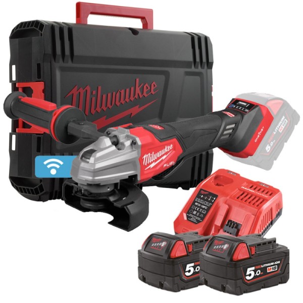 Шліфмашина кутова акумуляторна Milwaukee M18 FSAGSVO125X-502X (4933493553)