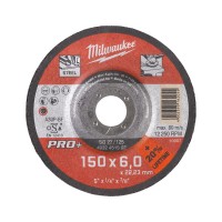 Диск зачисний по металу Milwaukee SG 27/150х6.0 PRO+ (4932471387)