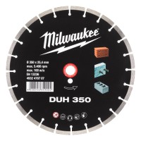 Диск алмазний по армованому бетону Milwaukee DUH 350x25.4 (4932478707)