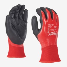 Набір рукавиць сигнальних Milwaukee Full Dip з захистом від порізів 1 рівня 8/M 12пар (4932493224)