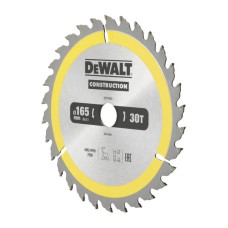 Диск пильний DeWALT Constrction 165х20мм 30T (DT1935)