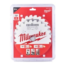 Набір пиляльних дисків Milwaukee 190x30 24T 4932471300 2pcs. (4932479804)