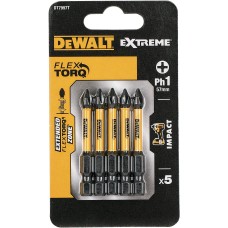 Біти DeWALT eXtreme PH1 57мм 5pcs. (DT7997T)