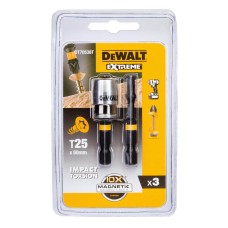 Біти + тримач DeWALT eXtreme TX25 57мм 3pcs. (DT70538T)