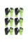 Набір рукавиць сигнальних Milwaukee Hi-Vis з захистом від порізів 1 рівня 11/XXL 12пар (4932492917)