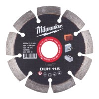 Диск алмазний по армованому бетону Milwaukee DUH 115x22.2 (4932399539)