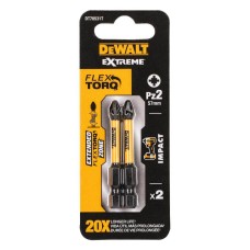 Біти DeWALT eXtreme PZ2 57мм 2pcs. (DT70531T)