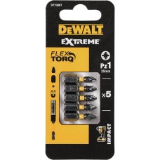 Біти DeWALT eXtreme PZ1 25мм 5pcs. (DT7386T)