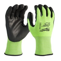 Набір рукавиць сигнальних Milwaukee з захистом від порізів 3 рівня 11/XXL 144пари (4932479023)